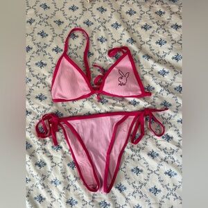 Playboy | Pink Triangle Bikini
